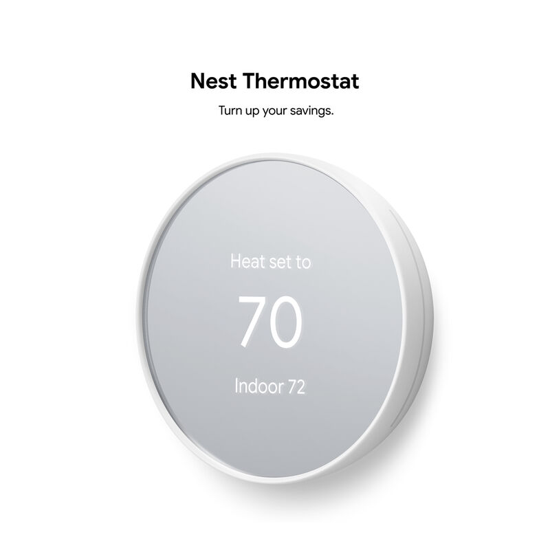 Google Nest Thermostat Snow