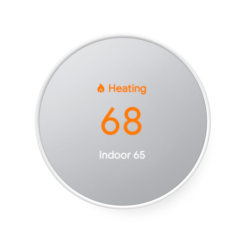 Google Nest Thermostat Snow